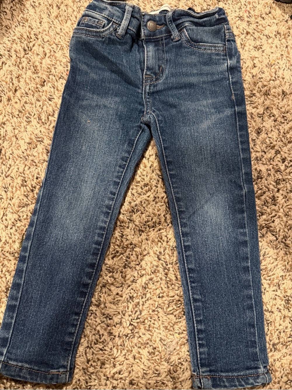 Levi's Girls' Dark Blue Slim Stretch Jeans